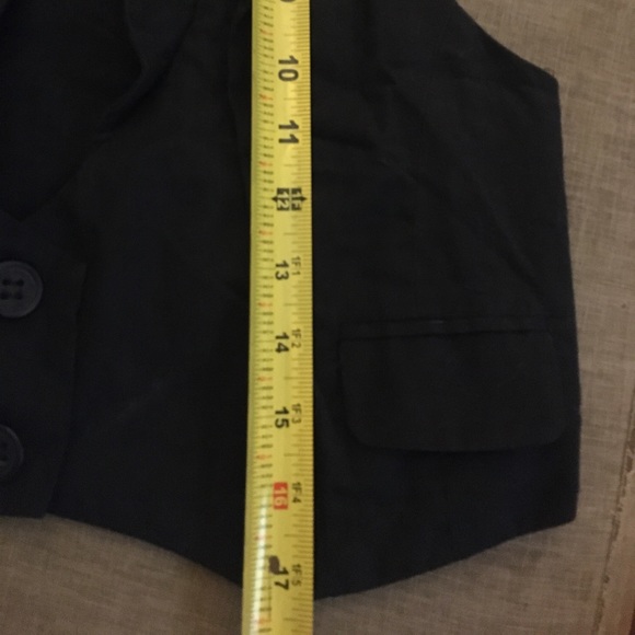 Tailored Black Vest - Picture 7 of 8